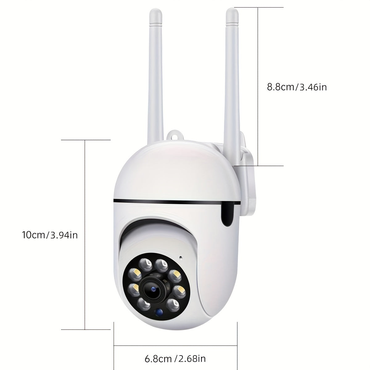 Wi-Fi Smart Home Security Camera With Motion Tracking