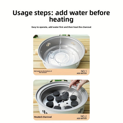 Stainless Steel Charcoal BBQ Grill