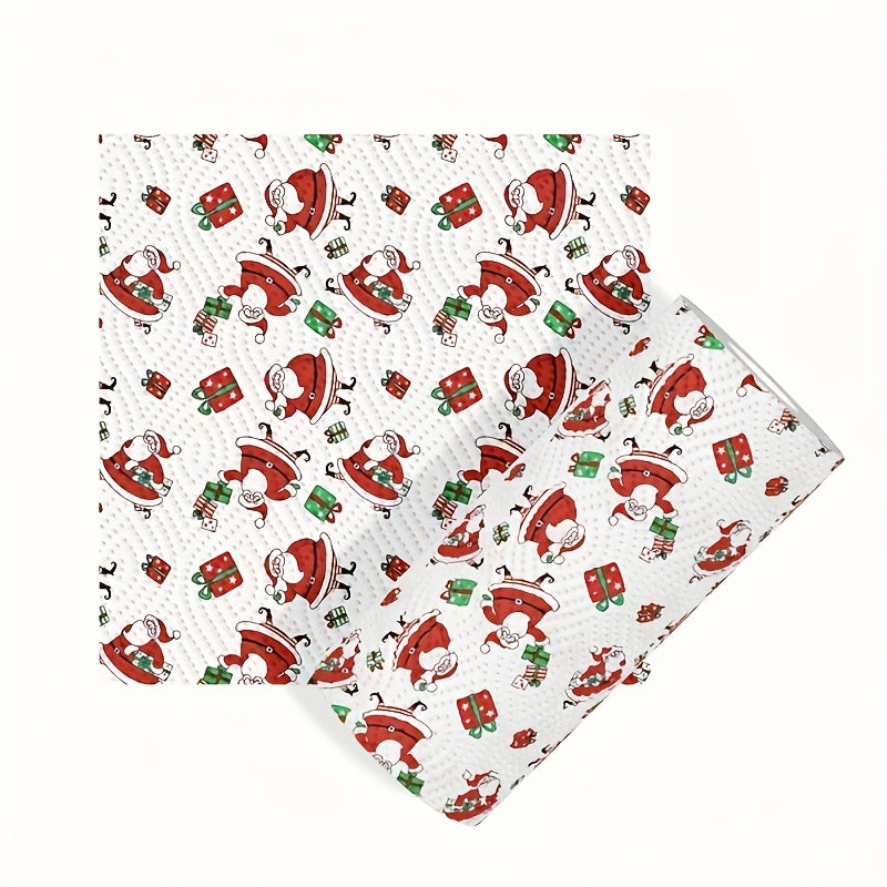 Thickened 3-Layer Christmas Kitchen Paper
