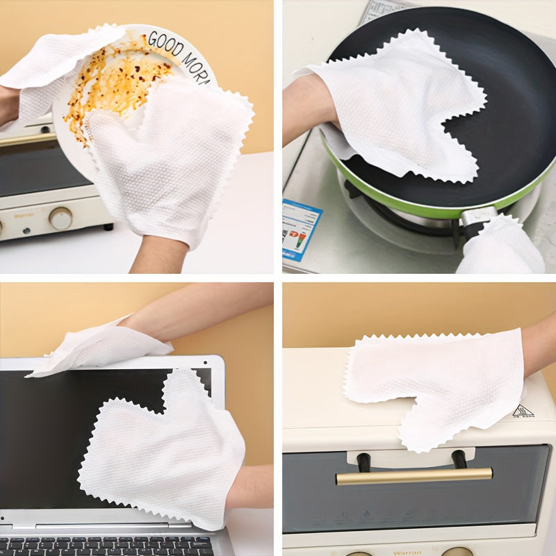 30pcs Reusable Dust Removal Cleaning Gloves