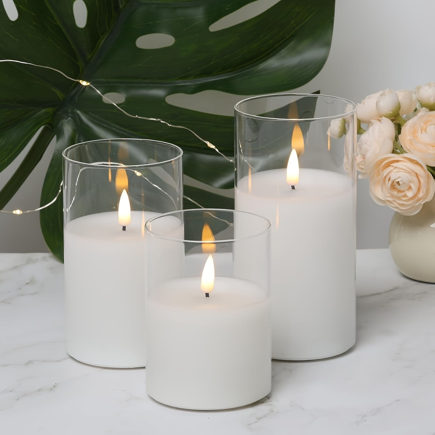 3pcs Flameless LED Electronic Candles