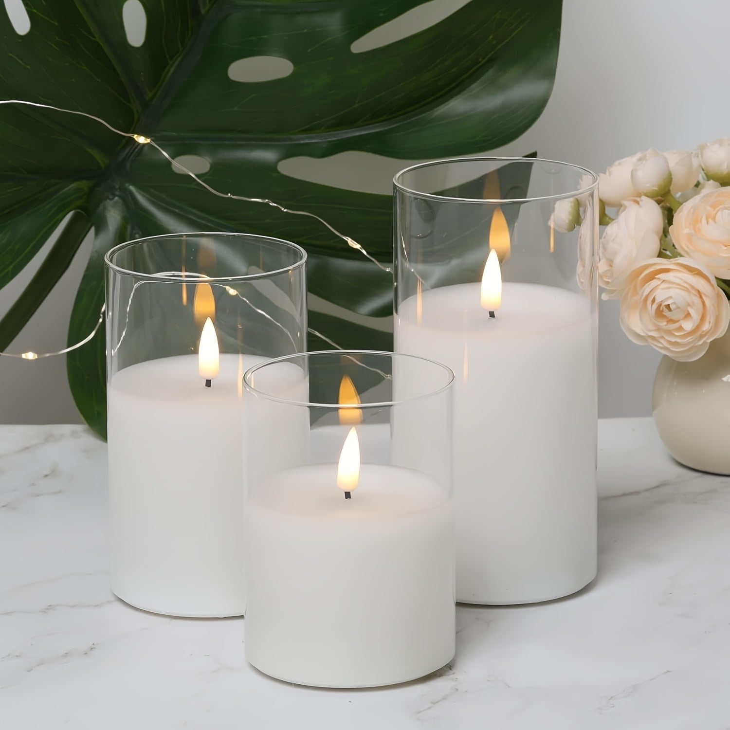3pcs Flameless LED Electronic Candles