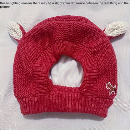 Warm Winter Knitted Cap for Dogs