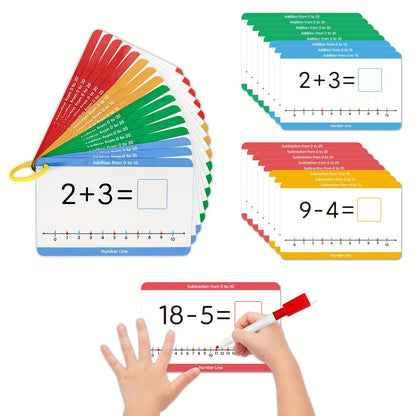 Educational Number Flash Cards Set