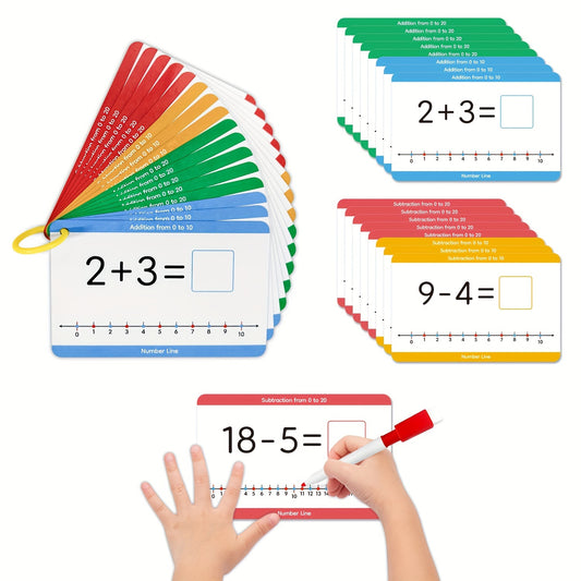 Educational Number Flash Cards Set