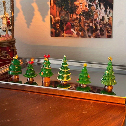 5 Sets Mini Christmas Trees