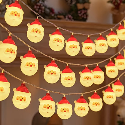 Santa Claus Christmas String Lights