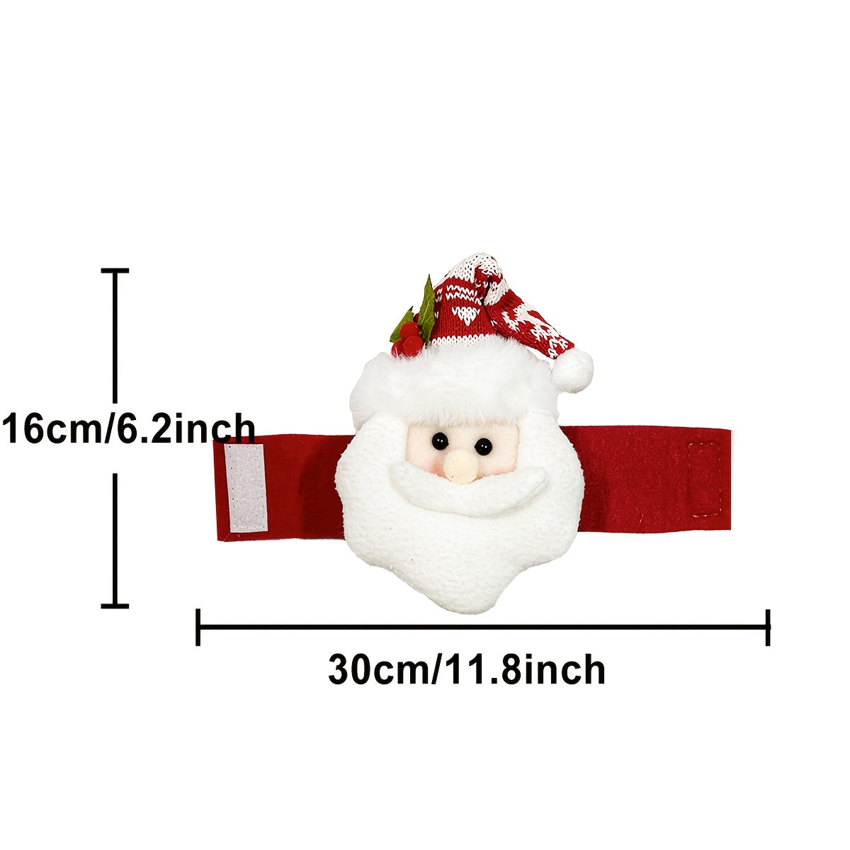 2pcs Santa Claus & Snowman Curtain Clips