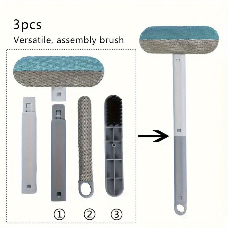 Long-Handle Pet Hair Remover Brush