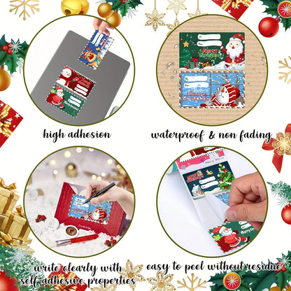 Self-Adhesive Christmas Gift Stickers