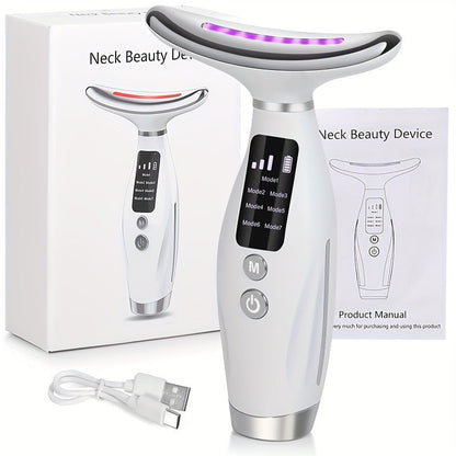7 Modes Rechargeable Facial And Neck Massager - HazMarket
