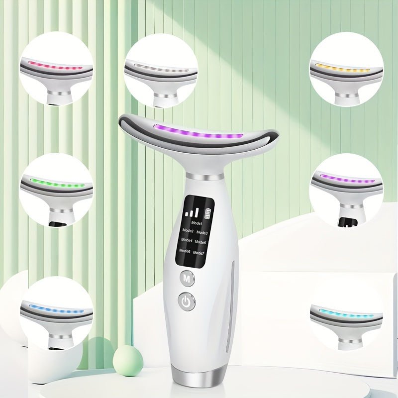 7 Modes Rechargeable Facial And Neck Massager - HazMarket