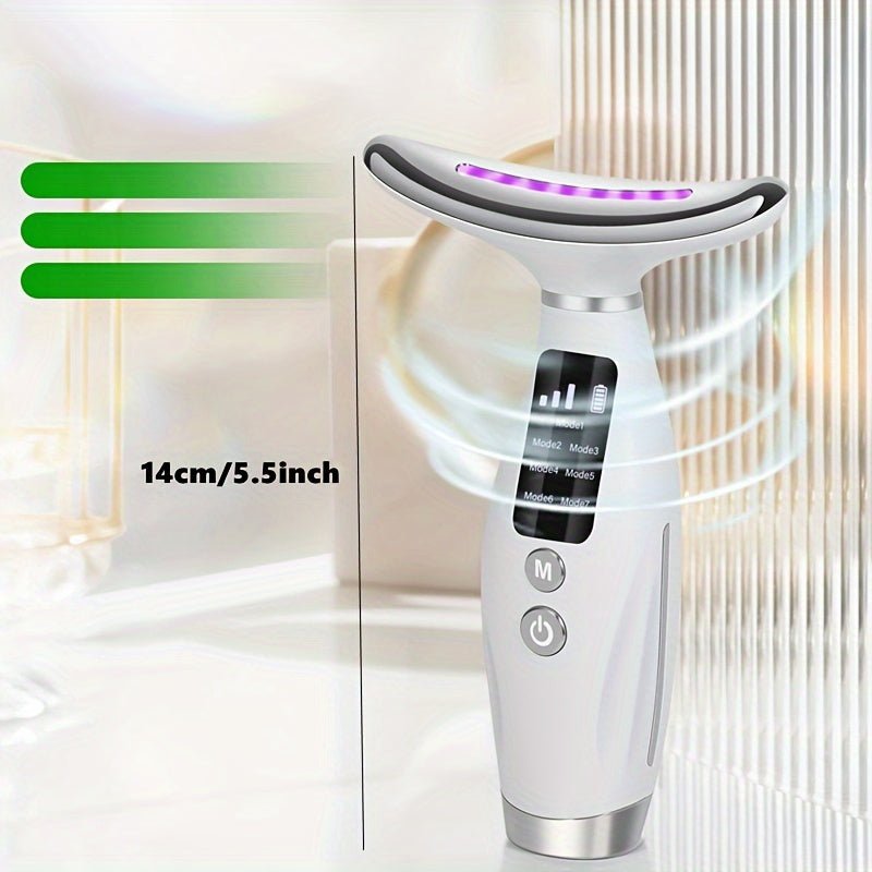 7 Modes Rechargeable Facial And Neck Massager - HazMarket