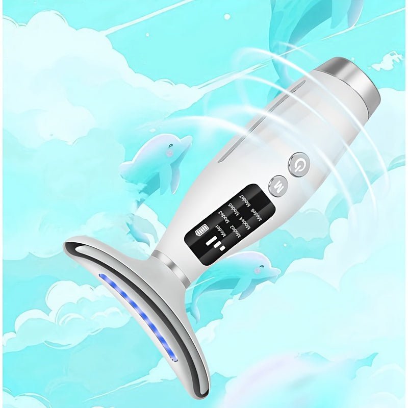 7 Modes Rechargeable Facial And Neck Massager - HazMarket