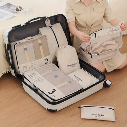 7 Pcs Packing Cubes For Suitcases - HazMarket