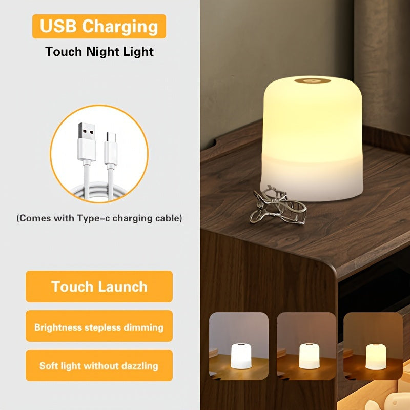 Multi-Color Dimmable Bedside Lamp