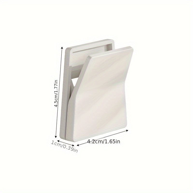 Set of 4 Wall-Mounted Storage Clip Organizer