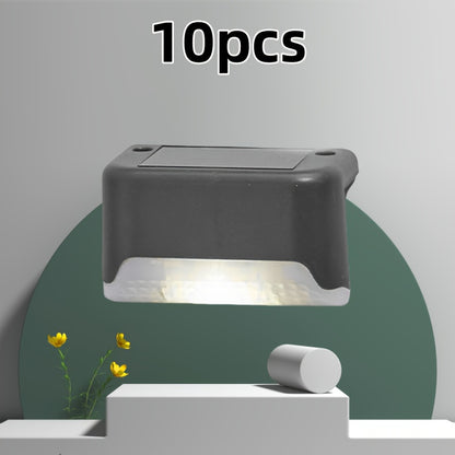 10pcs Solar Step Outdoor Lights