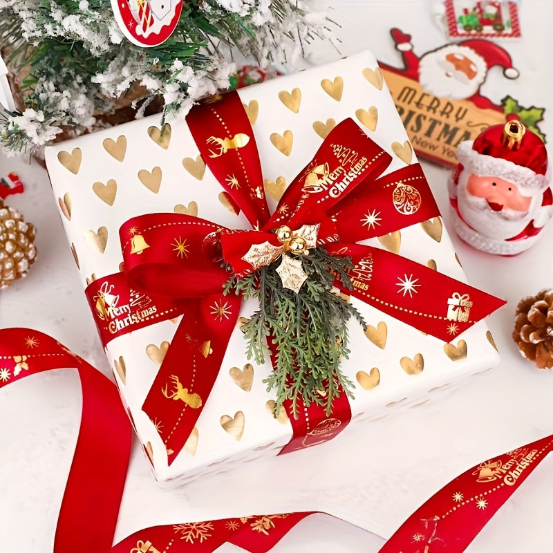3 Mixed Colors of Christmas Ribbon Decoration