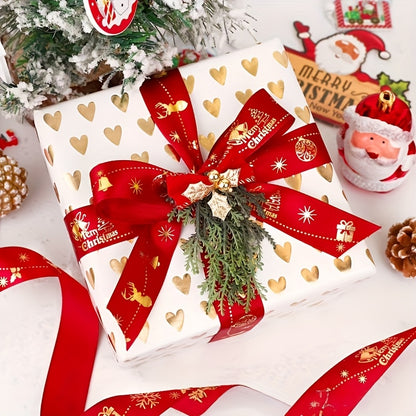 3 Mixed Colors of Christmas Ribbon Decoration