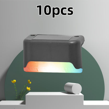 10pcs Solar Step Outdoor Lights