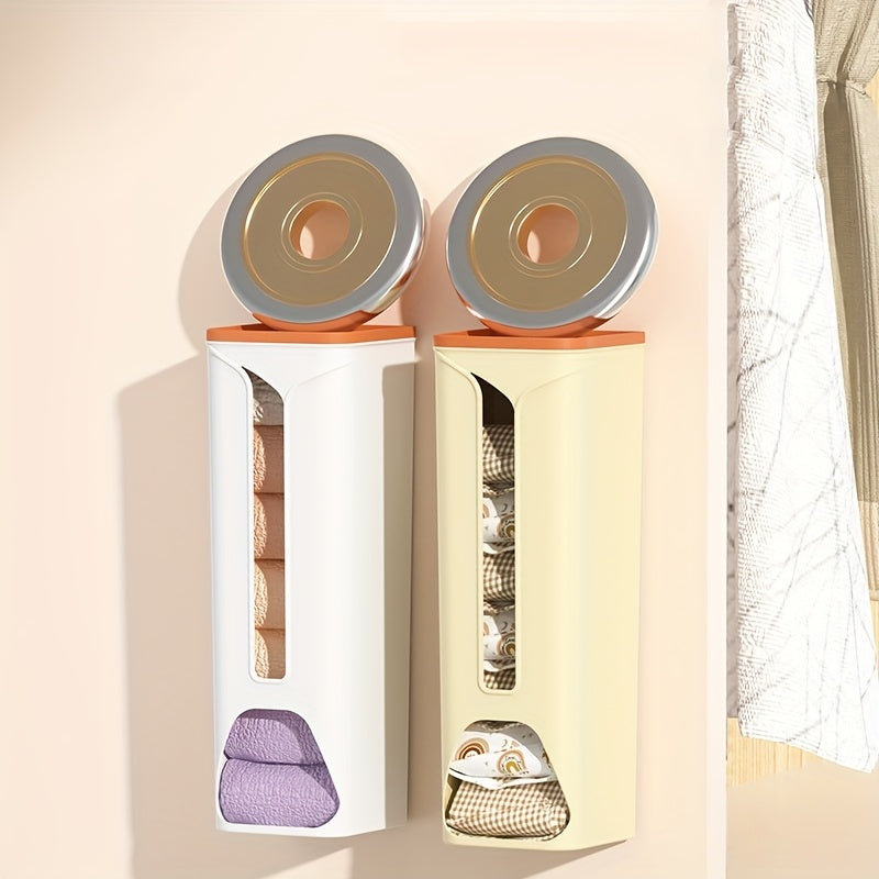 3pcs Wall-Mounted Underwear & Sock Organizer