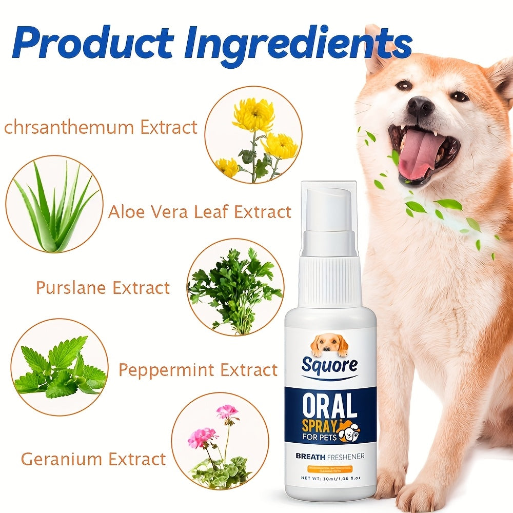 Pet Oral Spray for Dogs & Cats 30ml