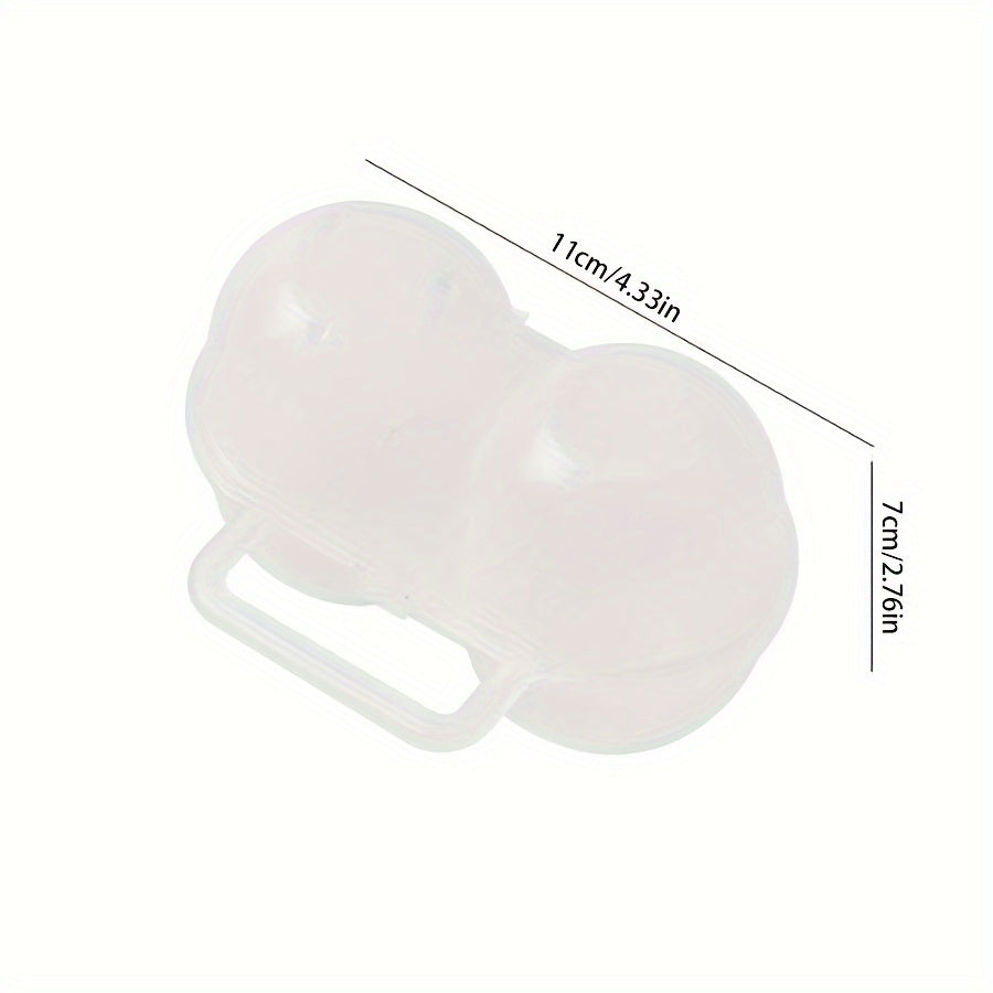 Plastic Egg Holder with 2 Compartments