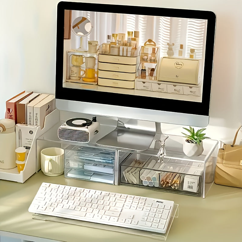 Acrylic Keyboard Stand with Tilt Design