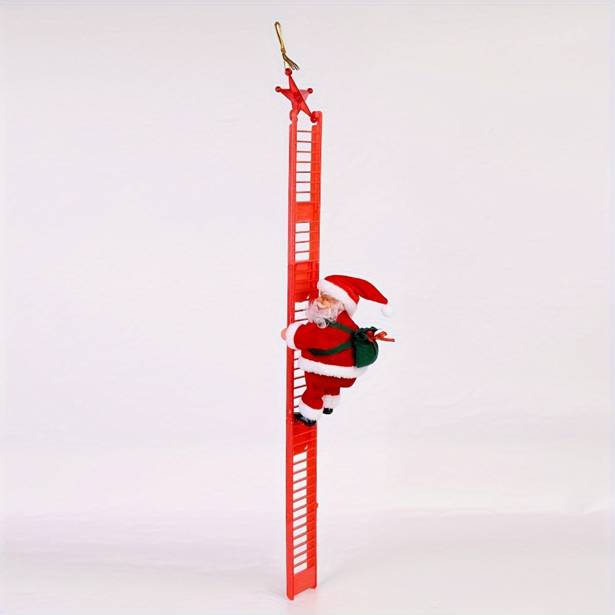 1 Set Singing & Moving Santa Claus Christmas Tree Climbing Decoration