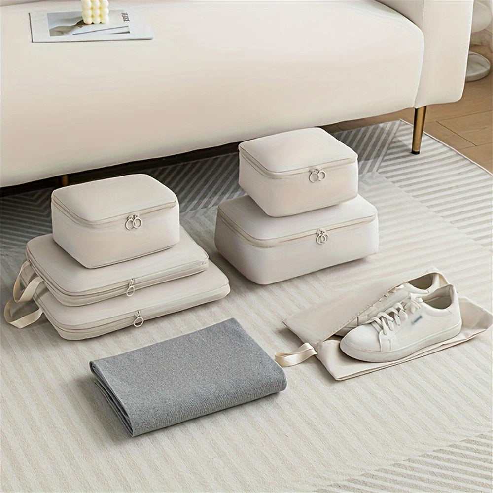 6pcs Compression Packing Travel Storage Bags Set