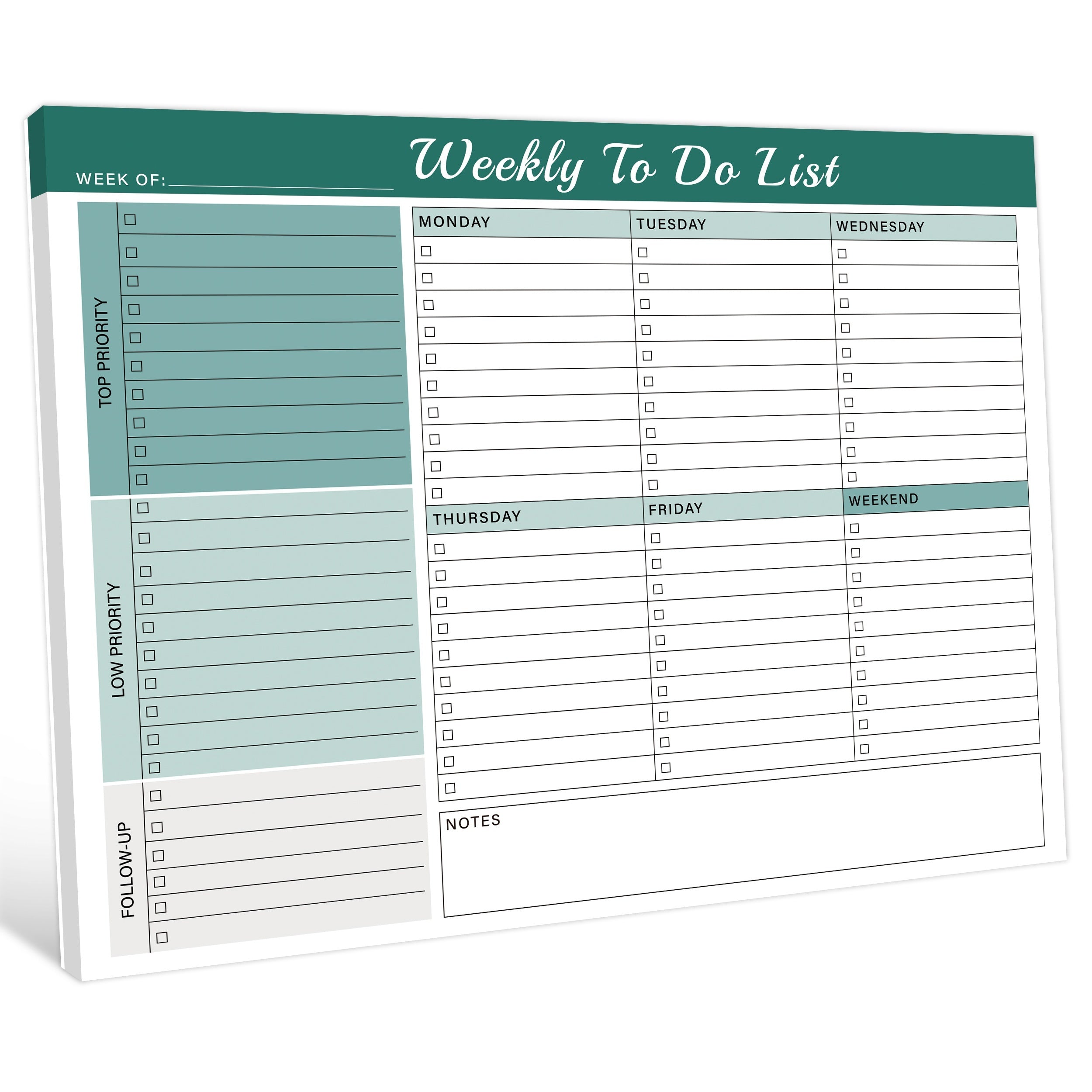 A4 Planner for Daily & Weekly To-Do List