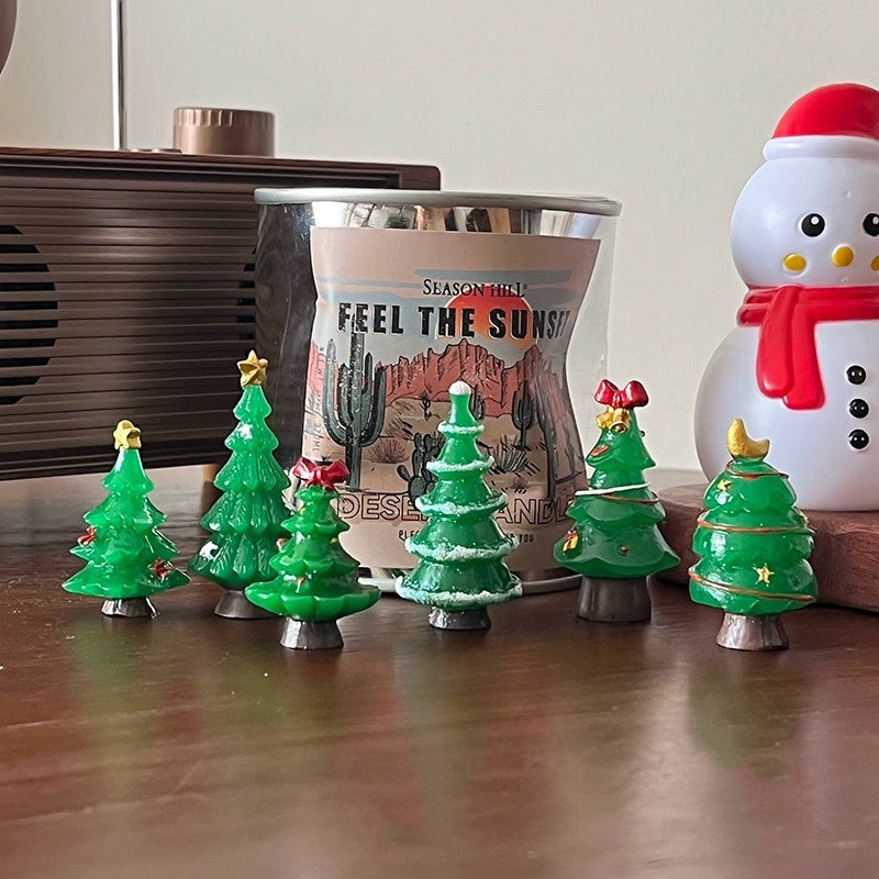 5 Sets Mini Christmas Trees