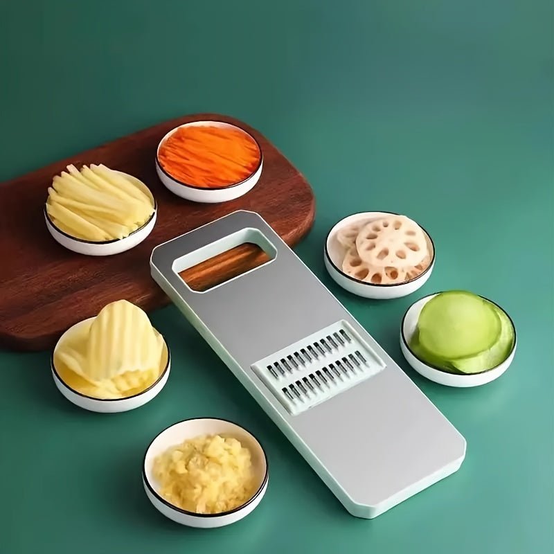 7pcs Stainless Steel Multifunctional Vegetable Slicer and Grater Set - HazMarket