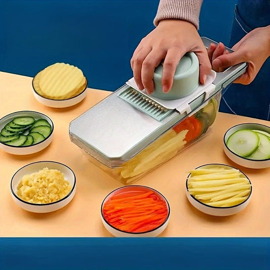 7pcs Stainless Steel Multifunctional Vegetable Slicer and Grater Set - HazMarket