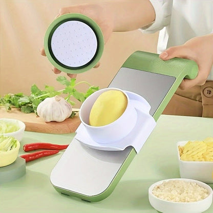 7pcs Stainless Steel Multifunctional Vegetable Slicer and Grater Set - HazMarket