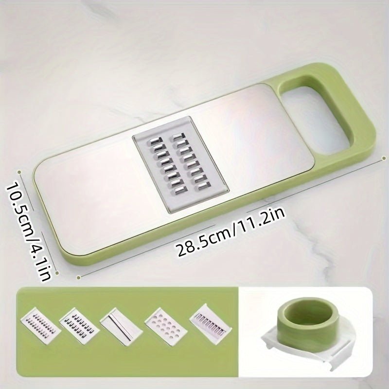 7pcs Stainless Steel Multifunctional Vegetable Slicer and Grater Set - HazMarket