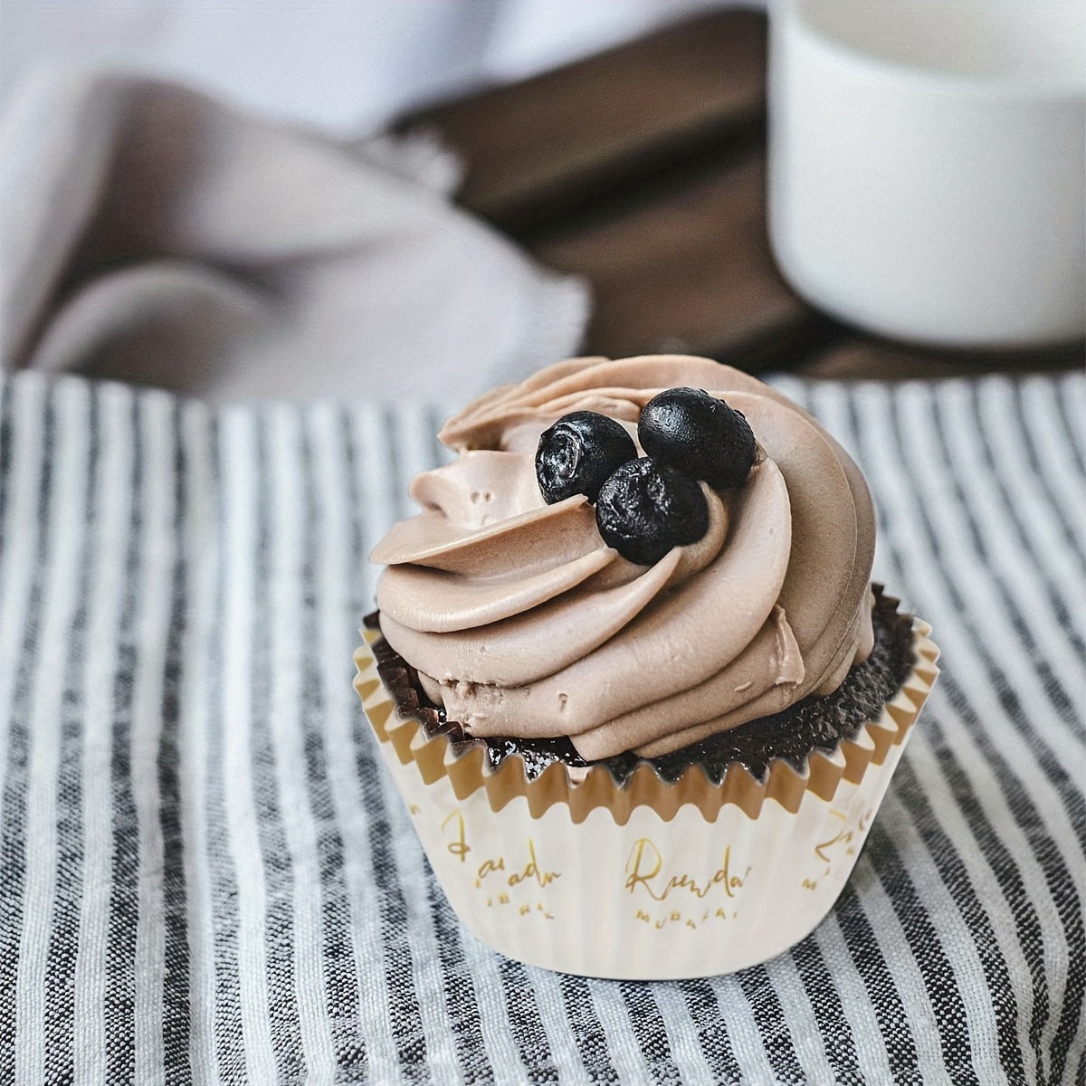 50pcs Ramadan Mubarak Cupcake Holders