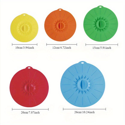 Reusable Suction Cover Lids Set