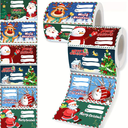 Self-Adhesive Christmas Gift Stickers
