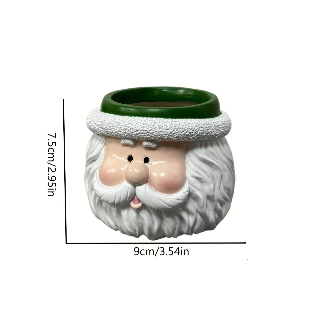 1pc Santa Claus Face Planter