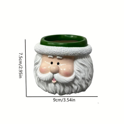 1pc Santa Claus Face Planter