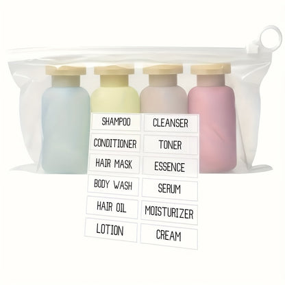4pcs Travel Squeeze Bottle Set