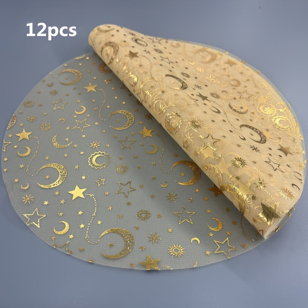 Ramadan Golden Round Table Mats