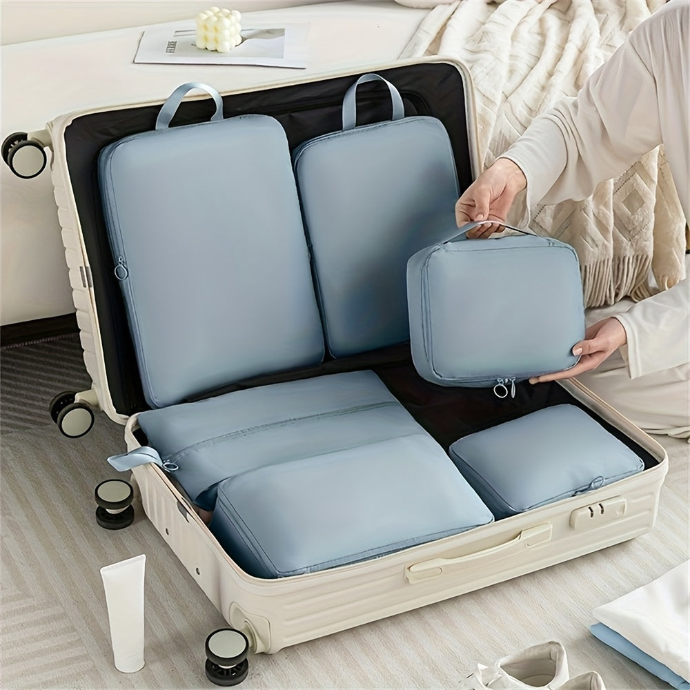 6pcs Compression Packing Travel Storage Bags Set
