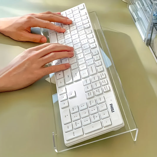 Acrylic Keyboard Stand with Tilt Design