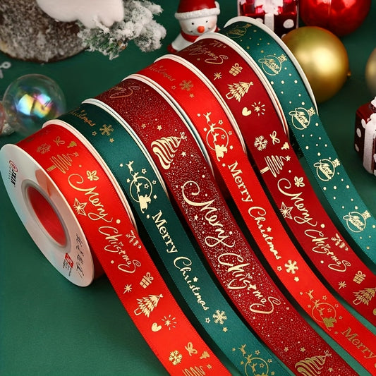 3 Mixed Colors of Christmas Ribbon Decoration