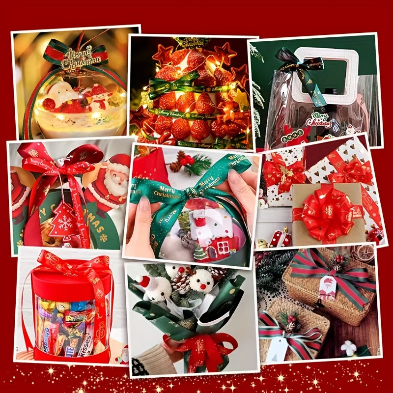 3 Mixed Colors of Christmas Ribbon Decoration