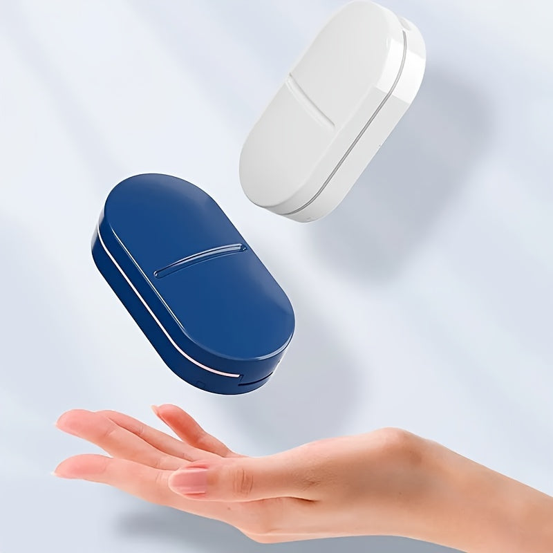Portable Storage Box Pill Cutter