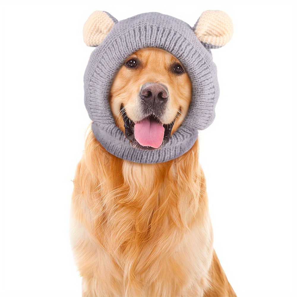 Warm Winter Knitted Cap for Dogs